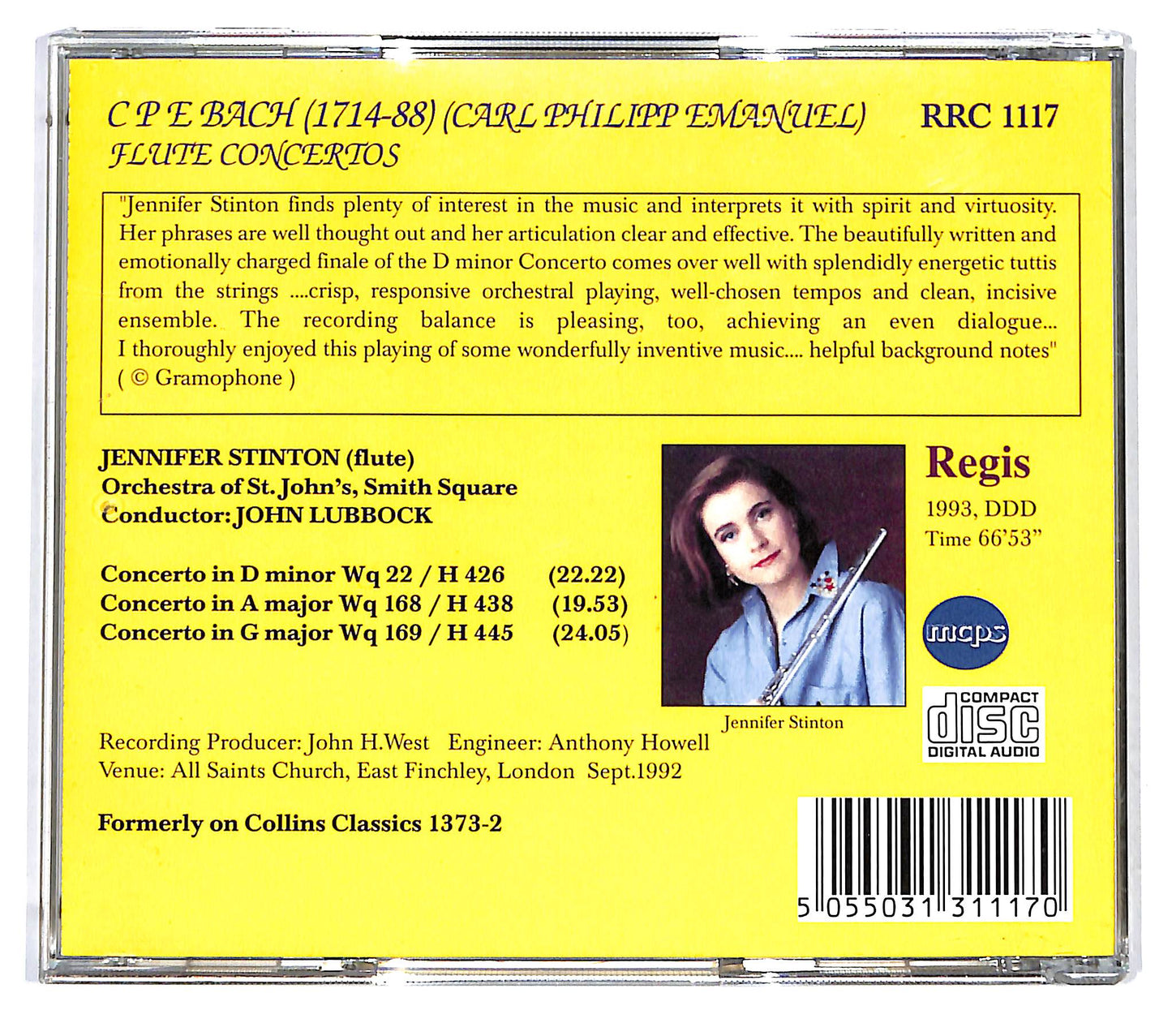 EBOND C.P.E. Bach - Flute Concertos CD CD121157