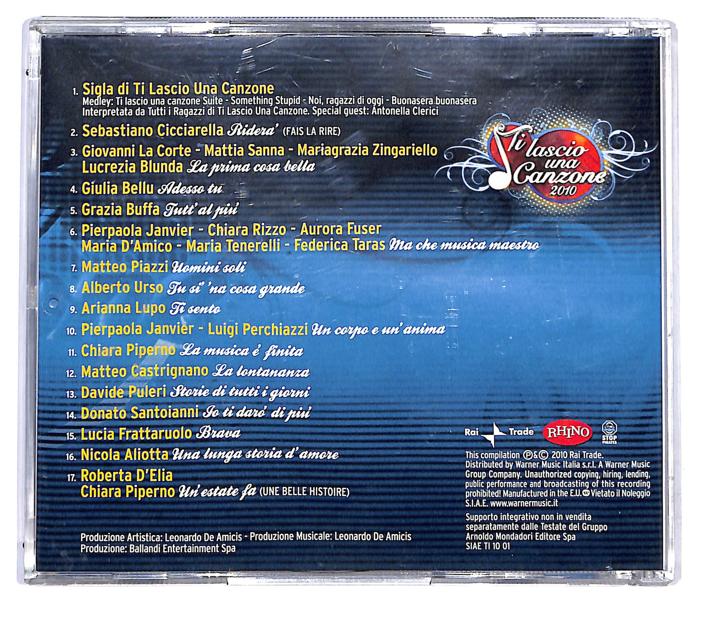 EBOND Various - Ti Lascio Una Canzone - Quarta Edizione CD CD121225