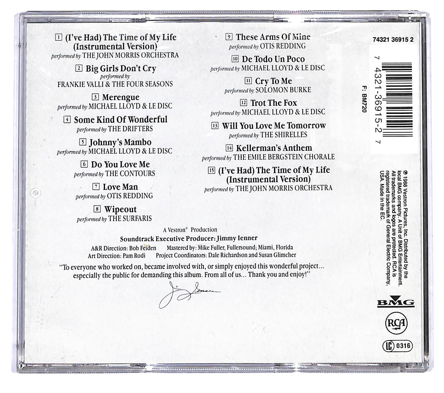 EBOND Various - More Dirty Dancing (Original Soundtrack) CD CD121231