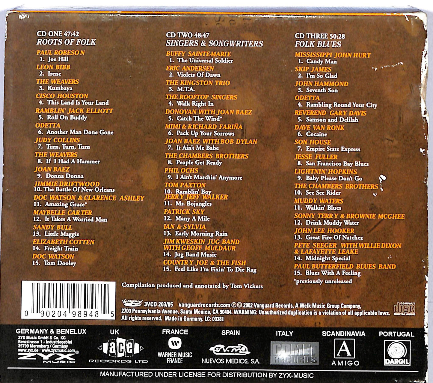 EBOND Various - Roots Of Folk CD CD121242