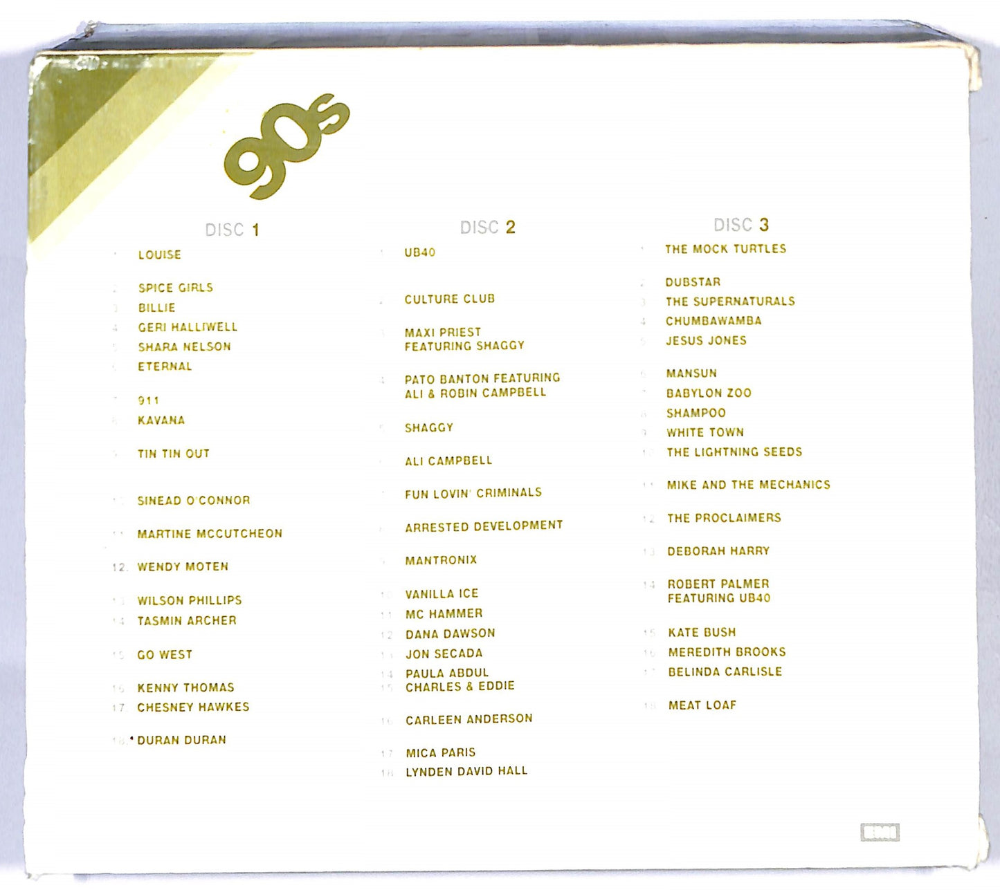 EBOND Various - Greatest Hits Of The 90s CD CD121244