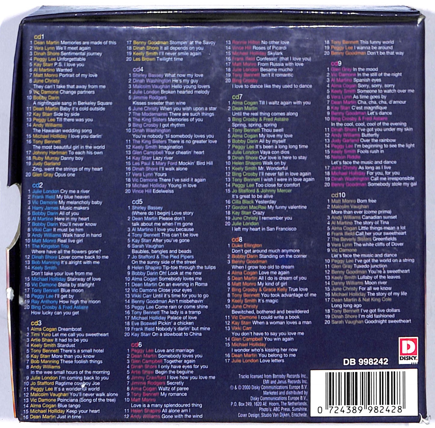 EBOND Various - The Greatest Voices & Unforgettable Evergreens CD CD121245