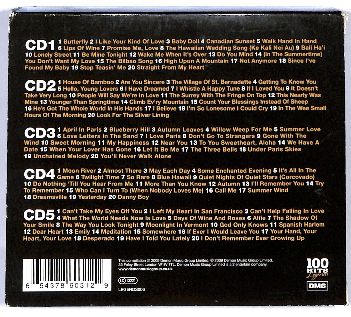 EBOND Andy Williams - 100 Hits Legends: Andy Williams CD CD121246