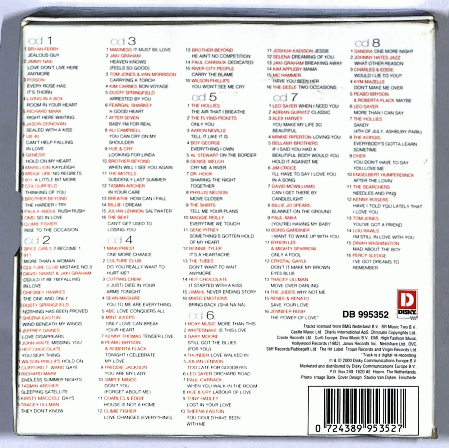 EBOND Various - L'Amour - 128 Classic Love Songs CD CD121247