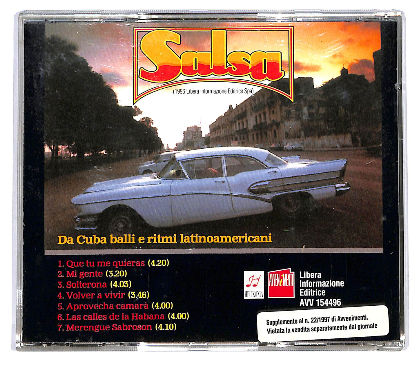 EBOND Adrenalina Son - Salsa (Da Cuba Balli E Ritmi Latinoamericani) CD CD121312