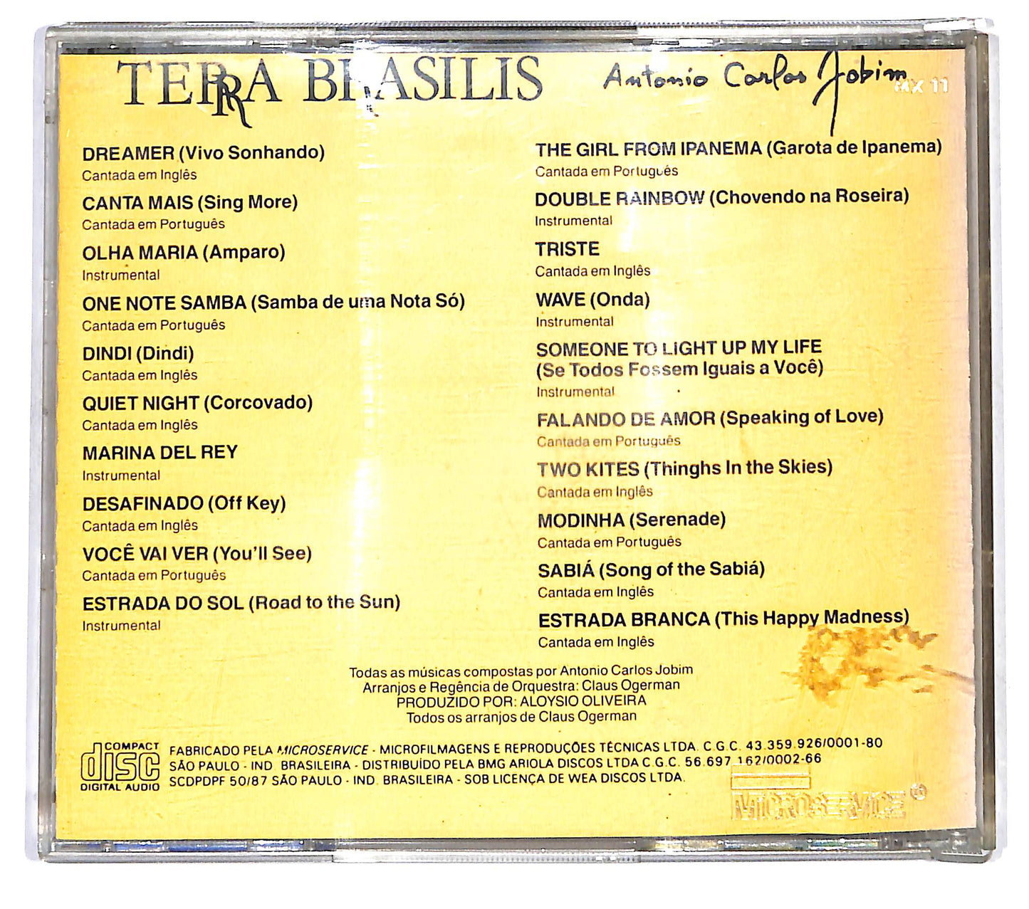 EBOND Antonio Carlos Jobim - Terra Brasilis CD CD121428