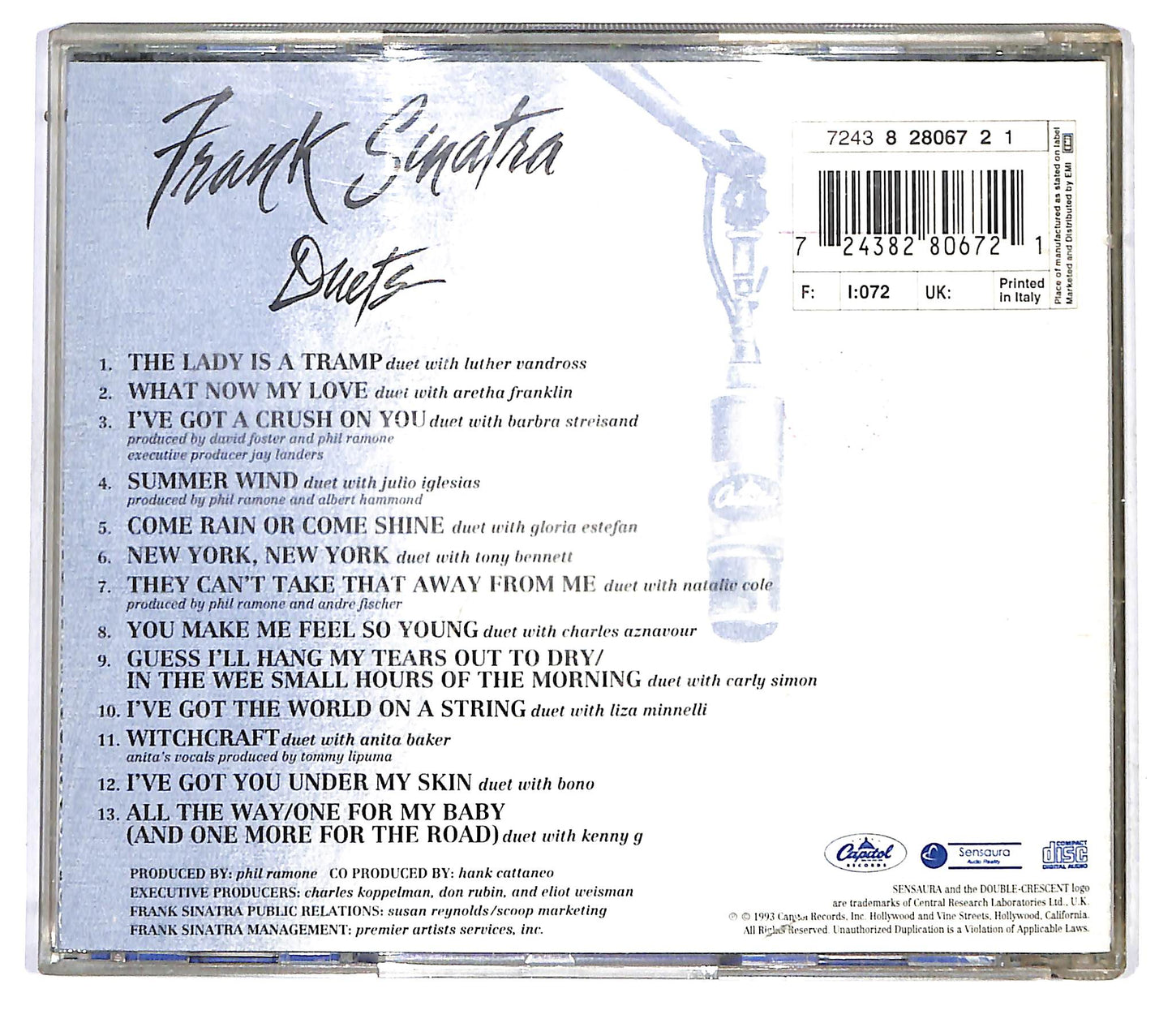 EBOND Frank Sinatra - Duets CD CD121437