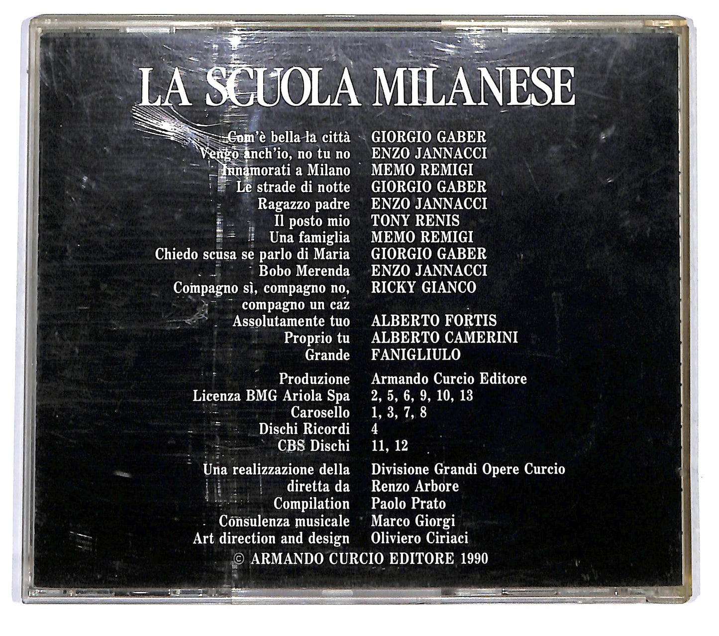 EBOND Various - La Scuola Milanese EDITORIALE CD CD121517