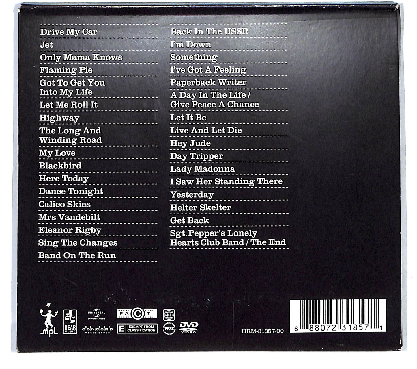 EBOND Paul McCartney - Good Evening New York City DIGIPACK CD CD121545