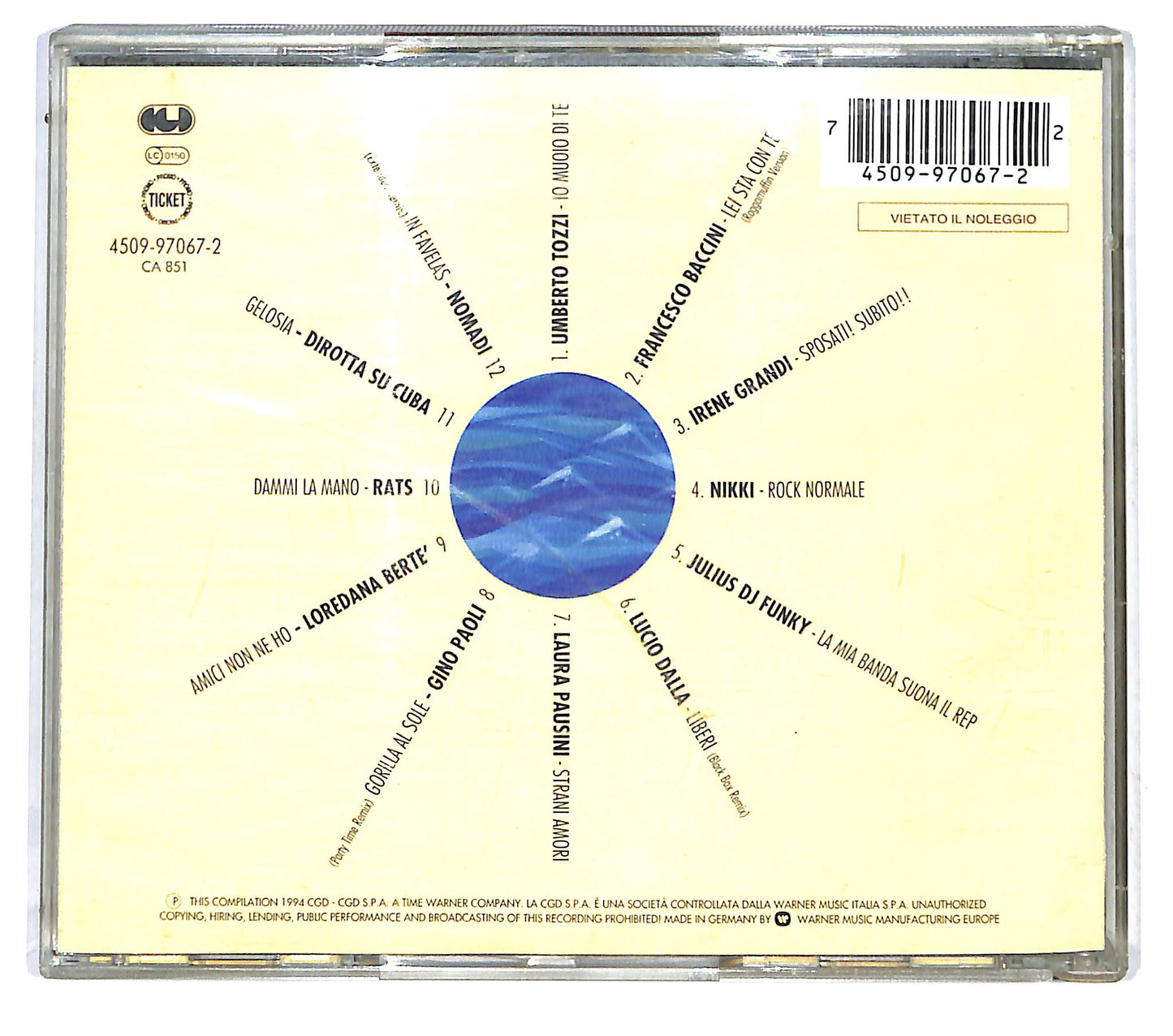 EBOND Various - Onde Italiane (Remix) CD CD121634