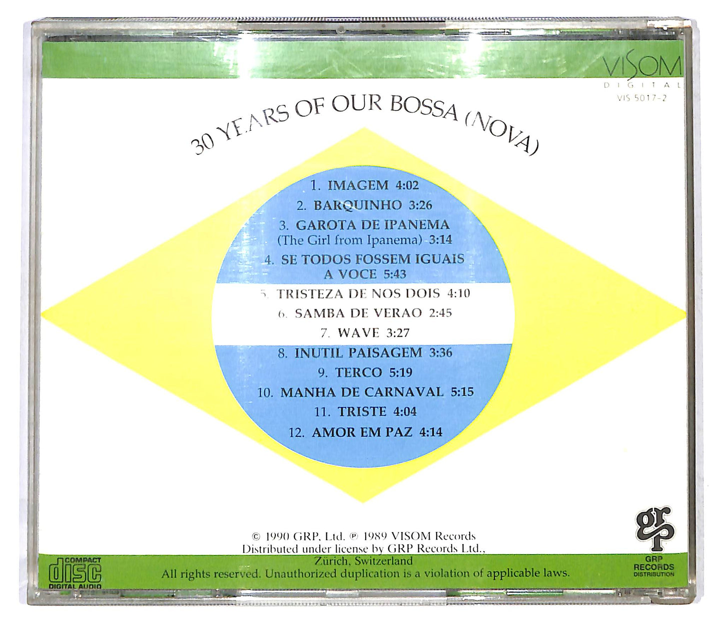 EBOND 30 Anos Da Nossa Bossa CD CD121705