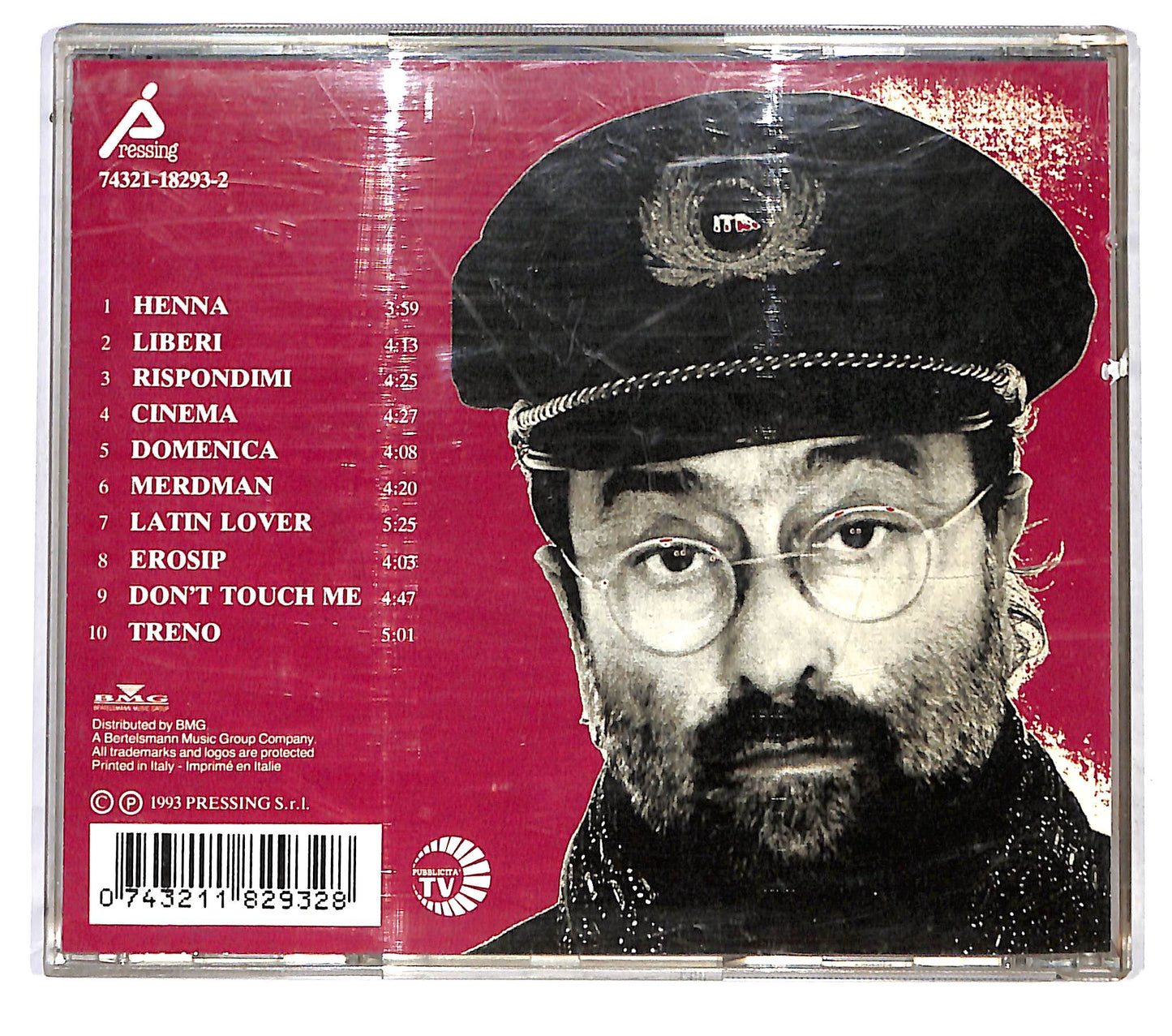 EBOND Lucio Dalla - Henna CD CD121713