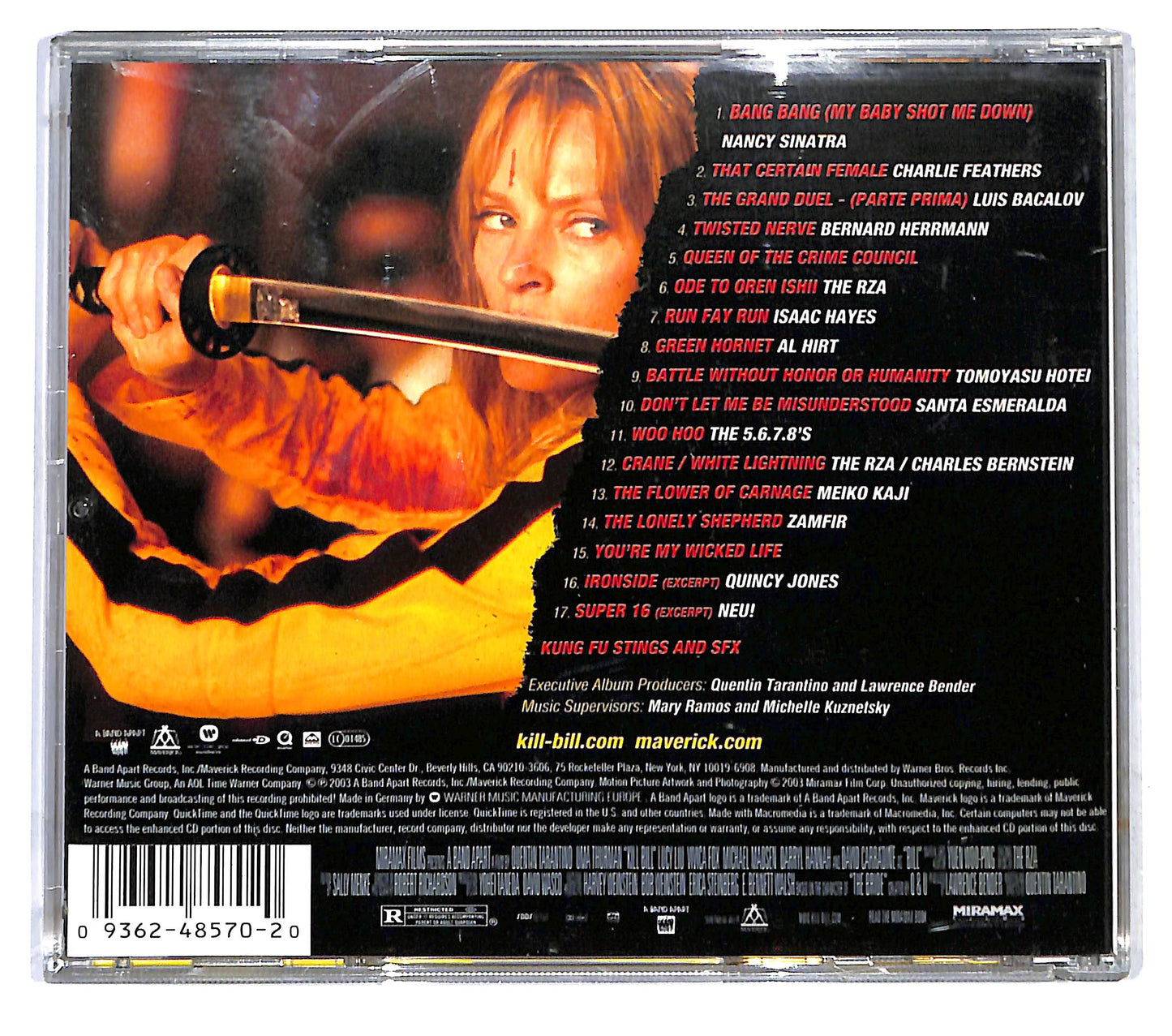 EBOND Various - Kill Bill Vol. 1 (Original Soundtrack) CD CD121726