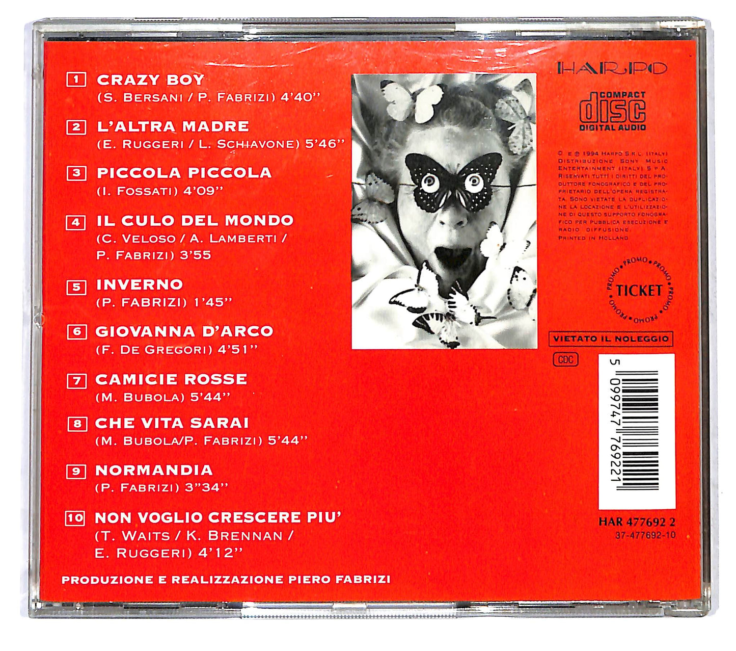 EBOND Fiorella Mannoia - Gente Comune CD CD121729