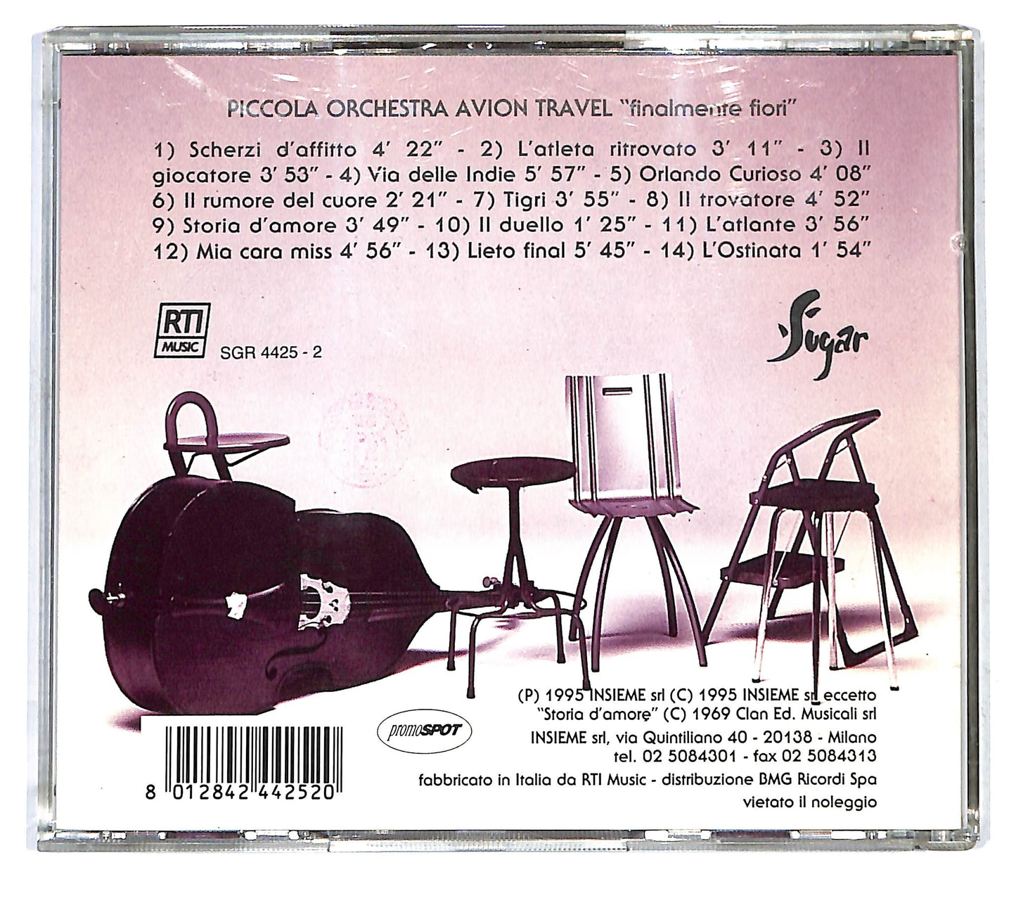EBOND Piccola Orchestra Avion Travel - Finalmente Fiori CD CD121815