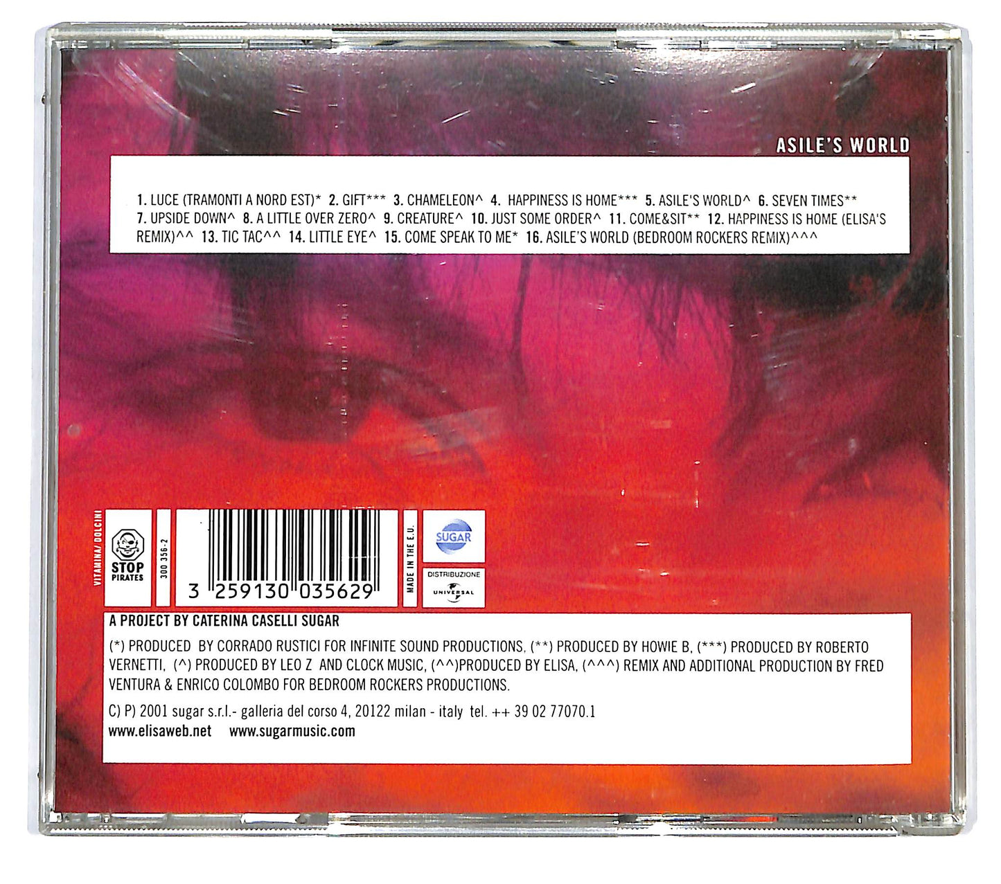 EBOND Elisa - Asile's World CD CD121923