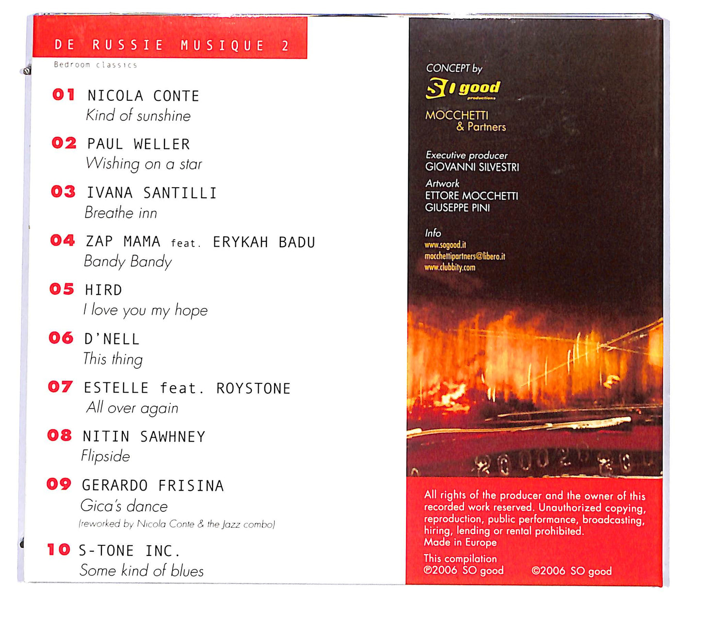 EBOND De Russie Musique 2 - Bedroom Classics DIGIPACK CD CD121934