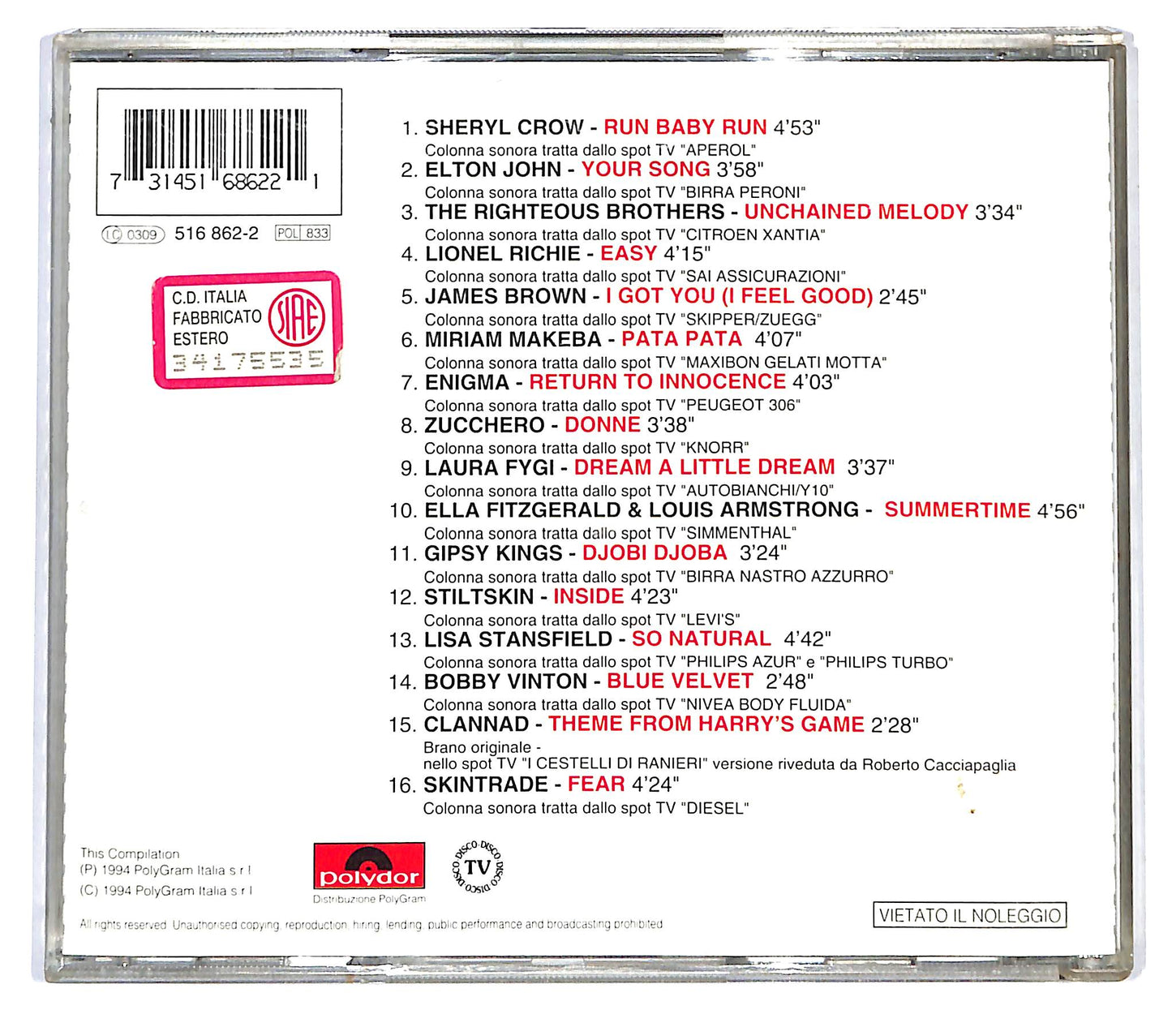 EBOND Various - Top Of The Spot CD CD122021