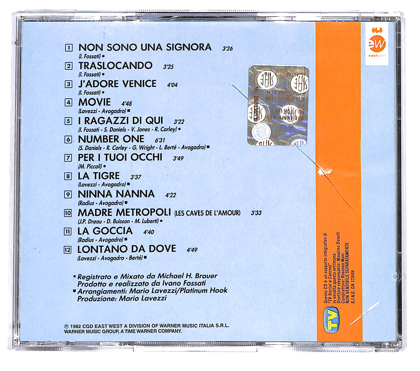 EBOND Loredana Berte - Non Sono Una Signora CD CD122026