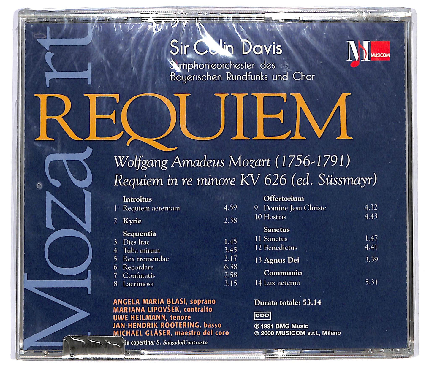 EBOND Mozart - Sir Colin Davis - Requiem EDITORIALE CD CD122027