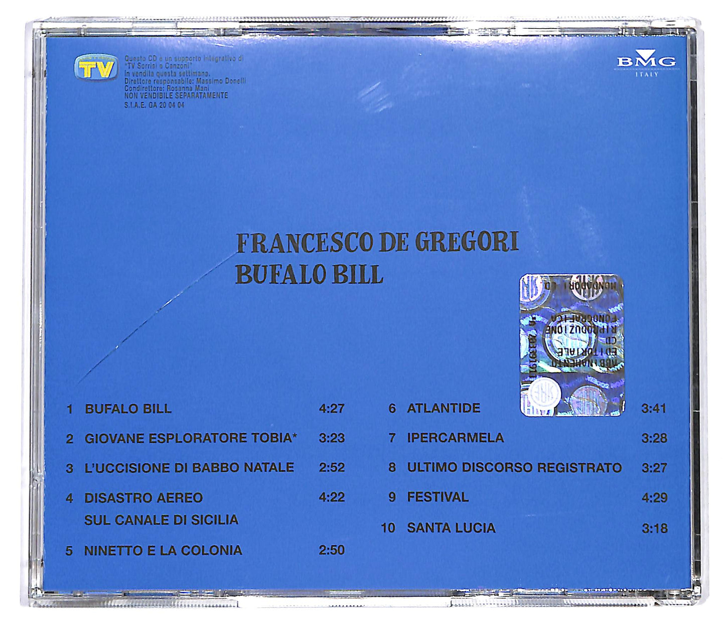 EBOND Francesco De Gregori - Bufalo Bill EDITORIALE CD CD122033