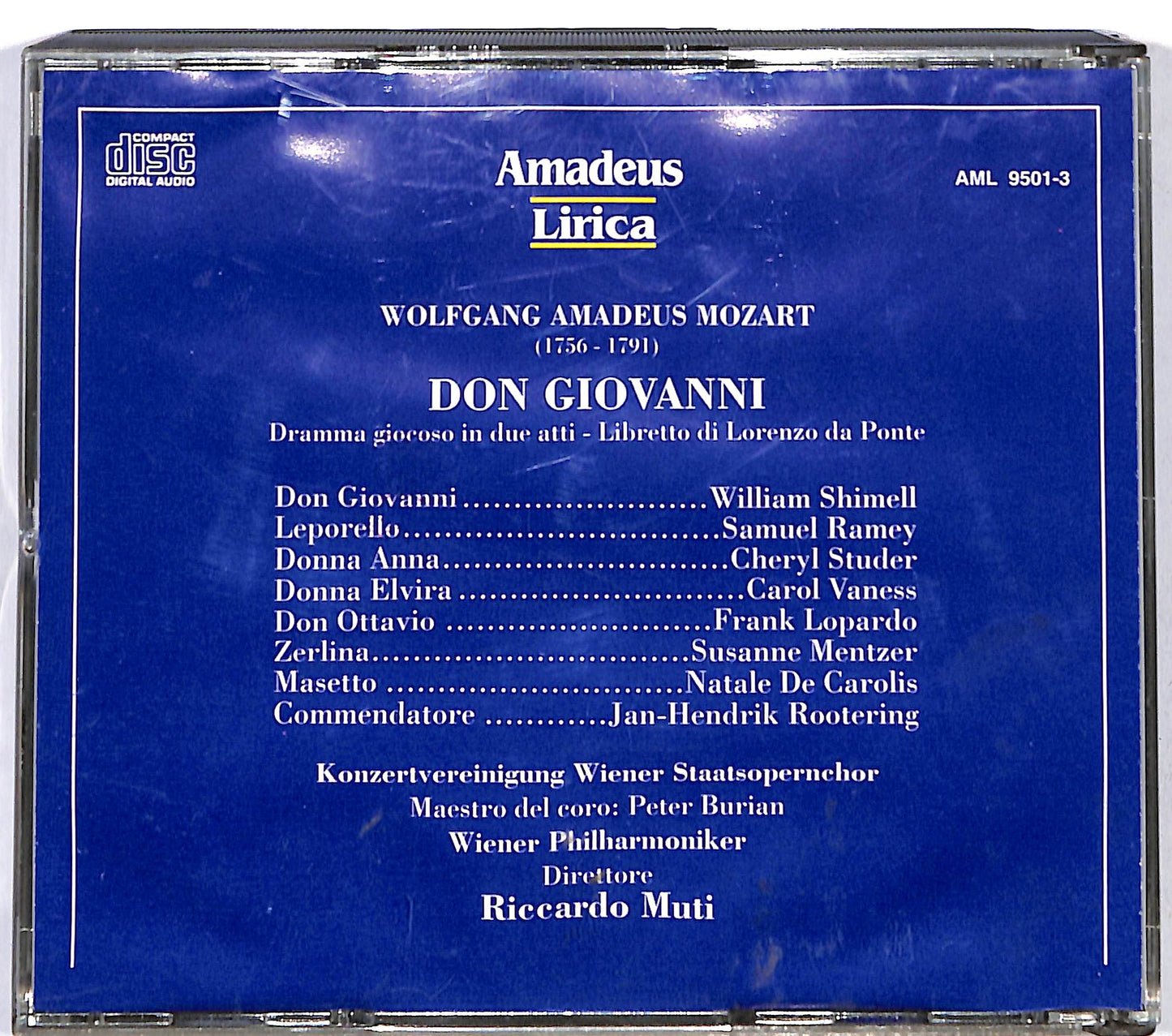 EBOND W.A. Mozart / Riccardo Muti - Don Giovanni EDITORIALE CD CD122036