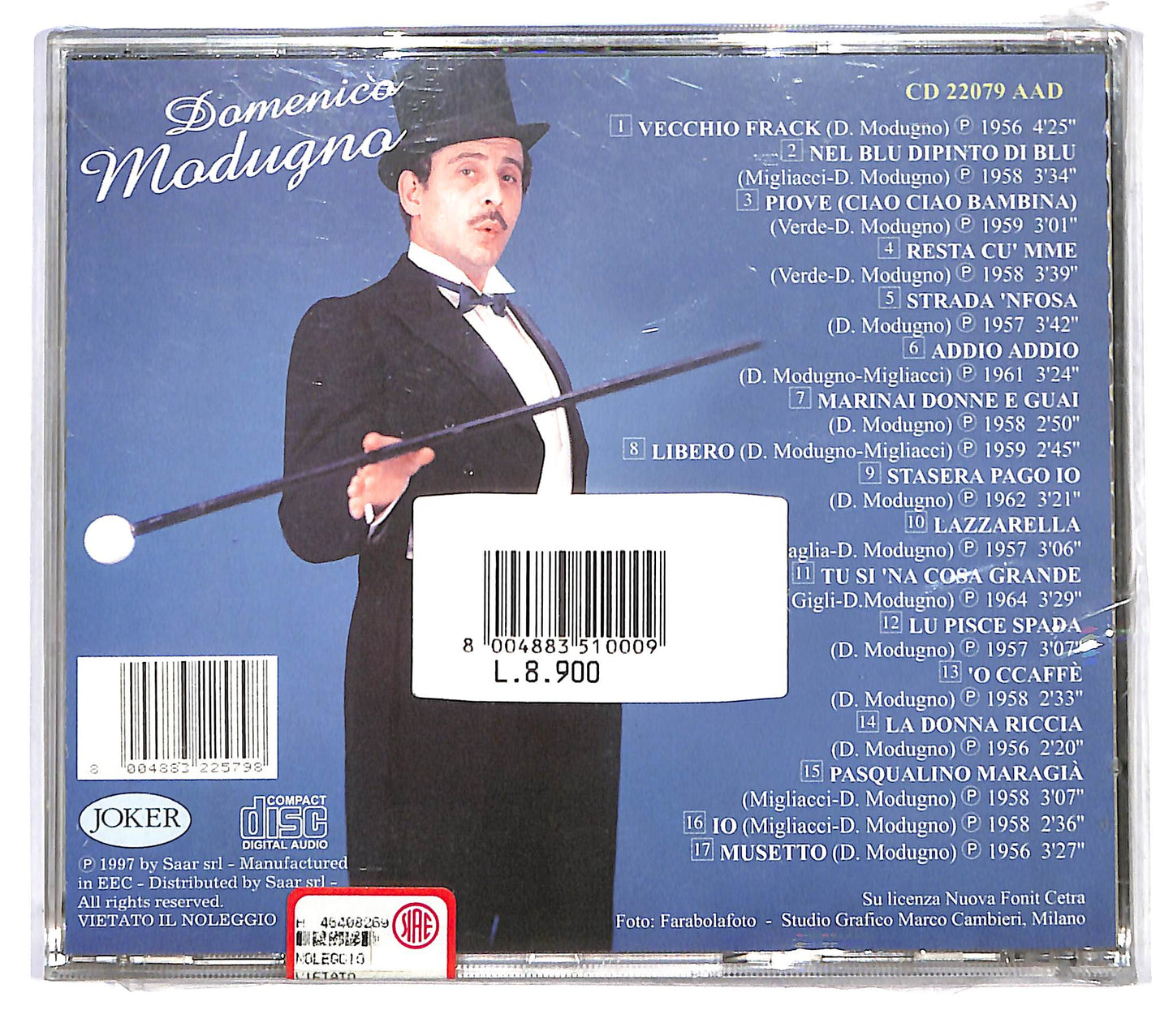 EBOND Domenico Modugno - Ciao Ciao Bambina CD CD122038
