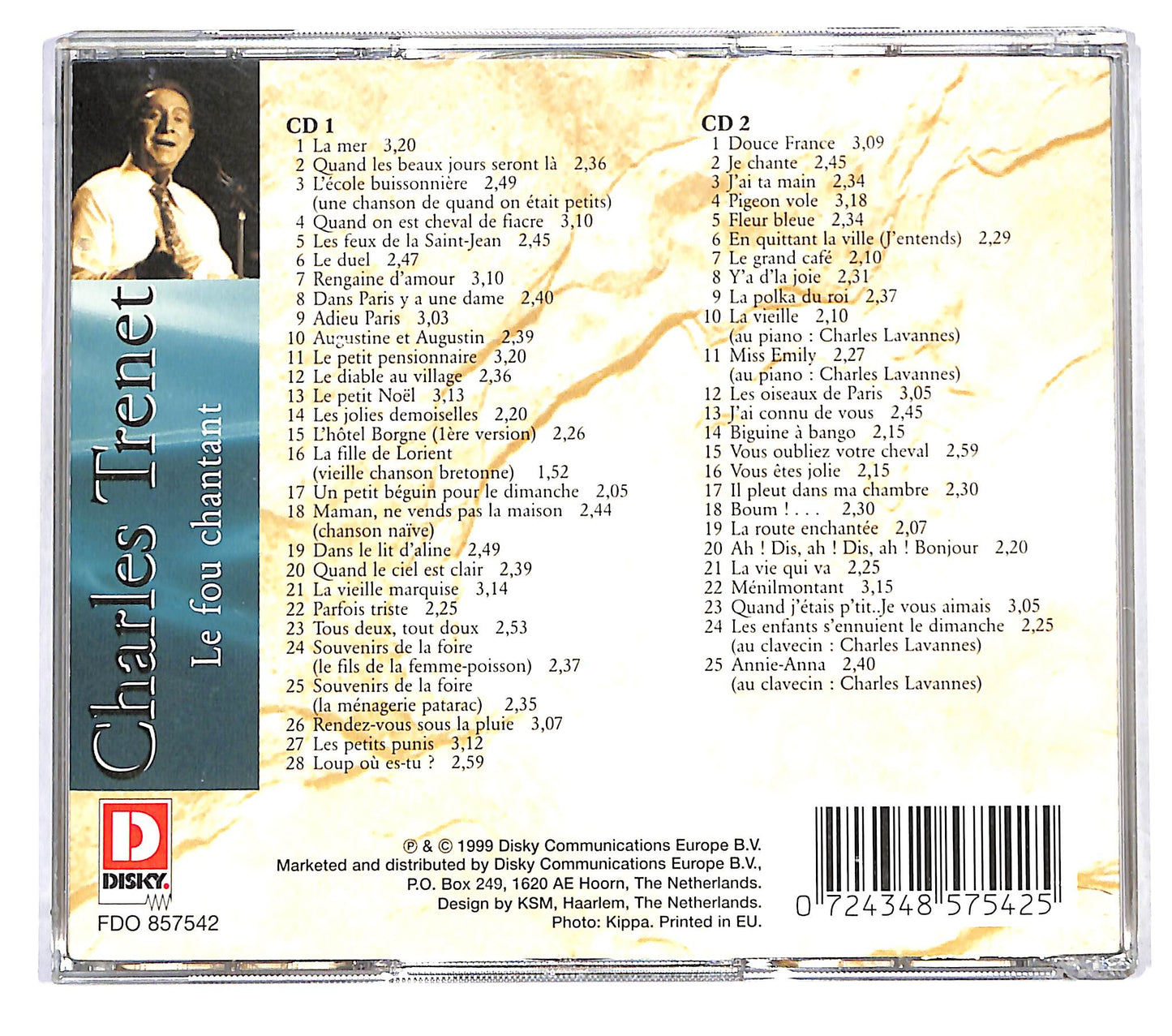 EBOND Charles Trenet - Le Fou Chantant CD CD122112