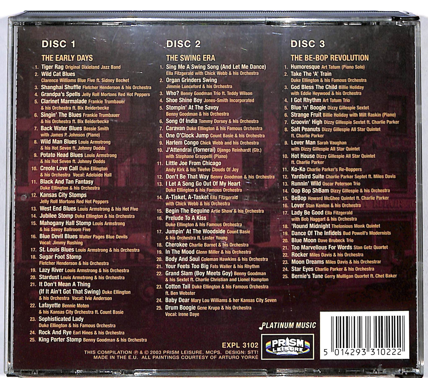 EBOND Various - The History Of Jazz - 75 All-Time CD CD122133