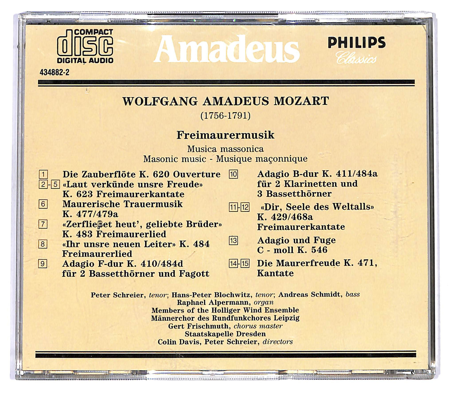 EBOND Mozart - Freimaurermusik - Musica Massonica CD CD122136