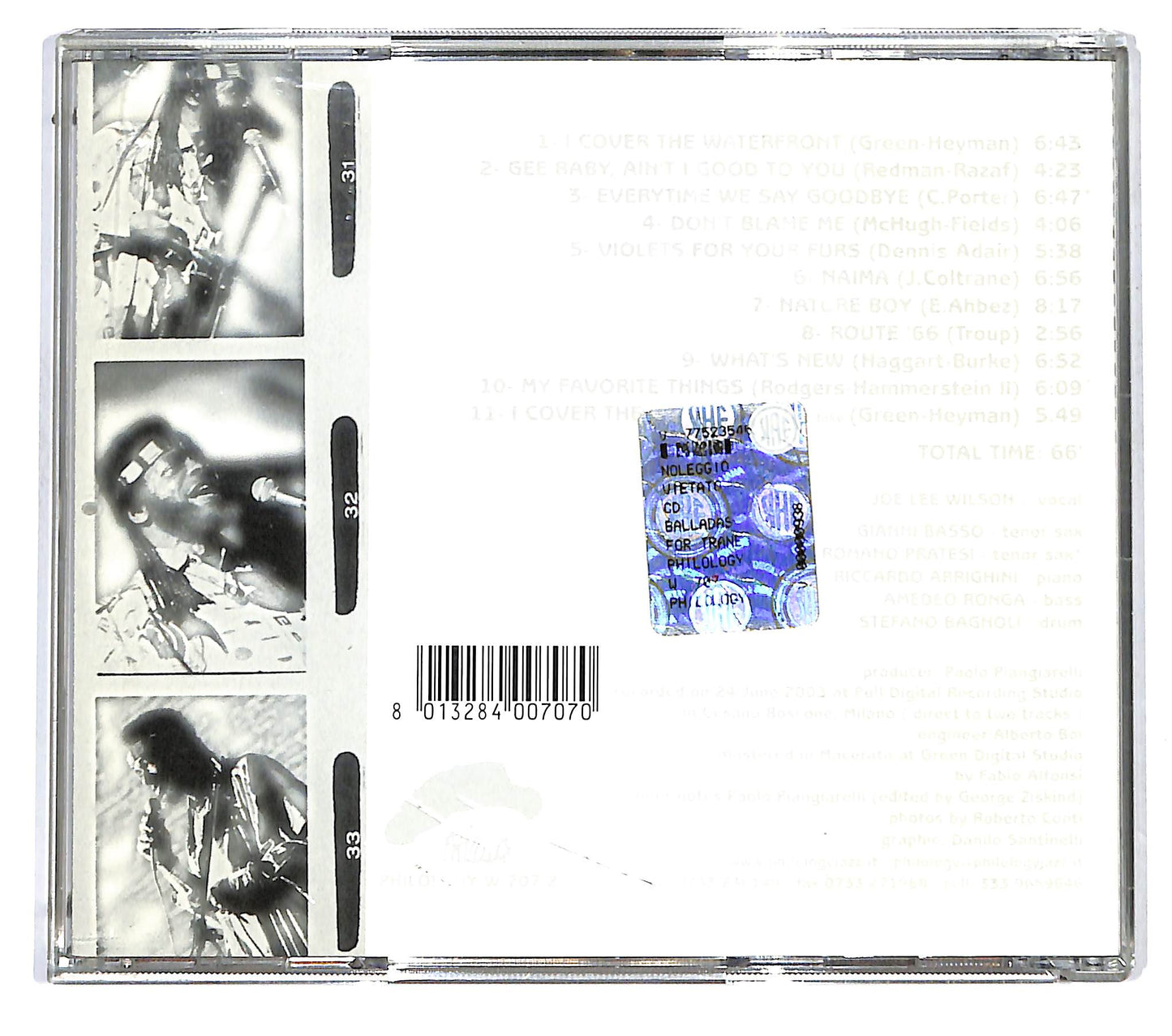 EBOND Joe Lee Wilson - Ballads For Trane CD CD122202