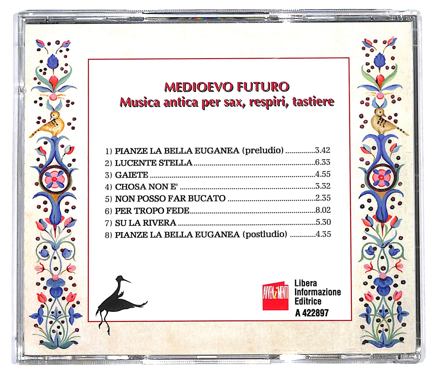 EBOND Advena Avis - Medioevo Futuro CD CD122231