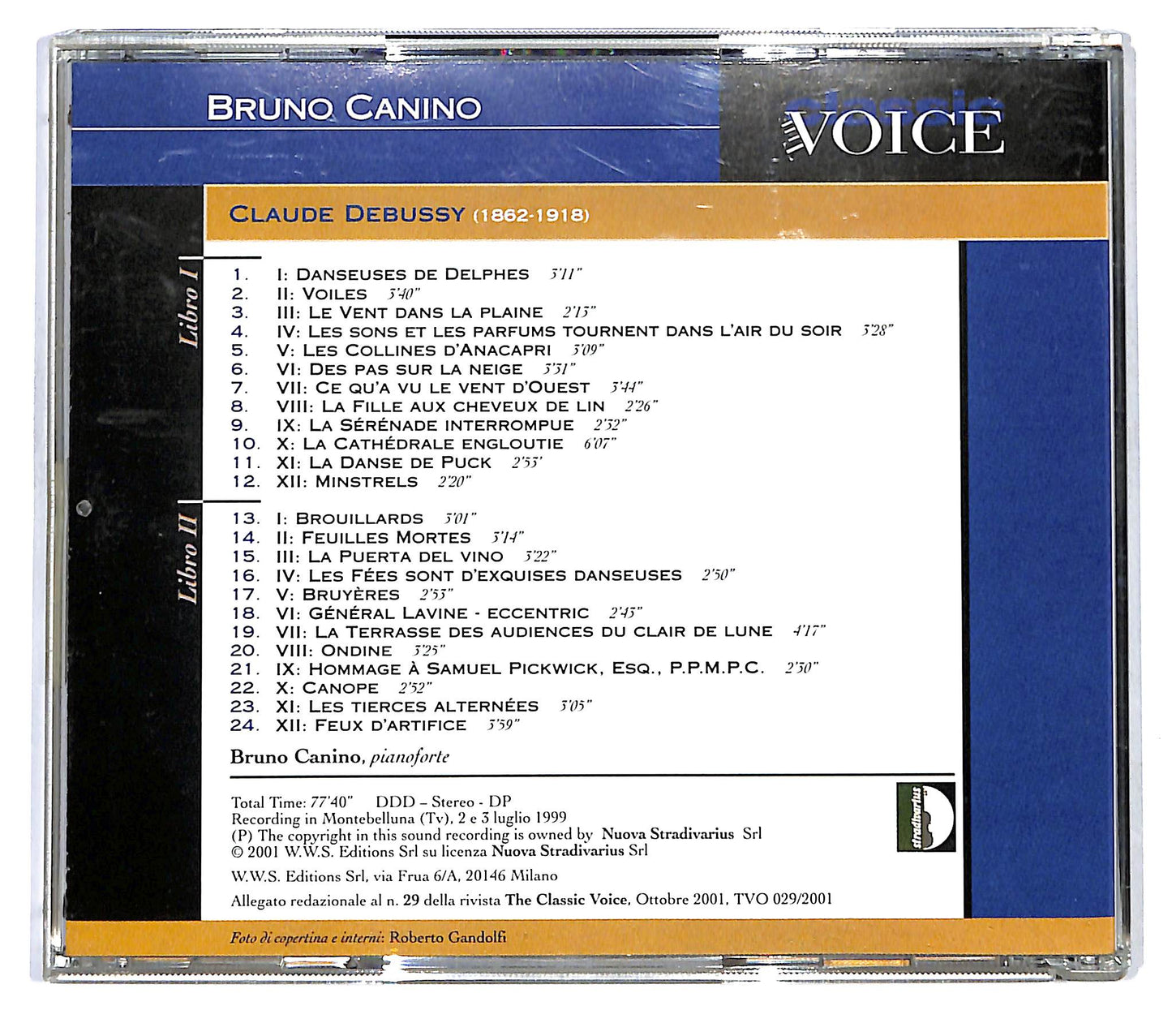 EBOND Debussy / Bruno Canino - L'Opera Pianistica, Vol. 1 CD CD122240