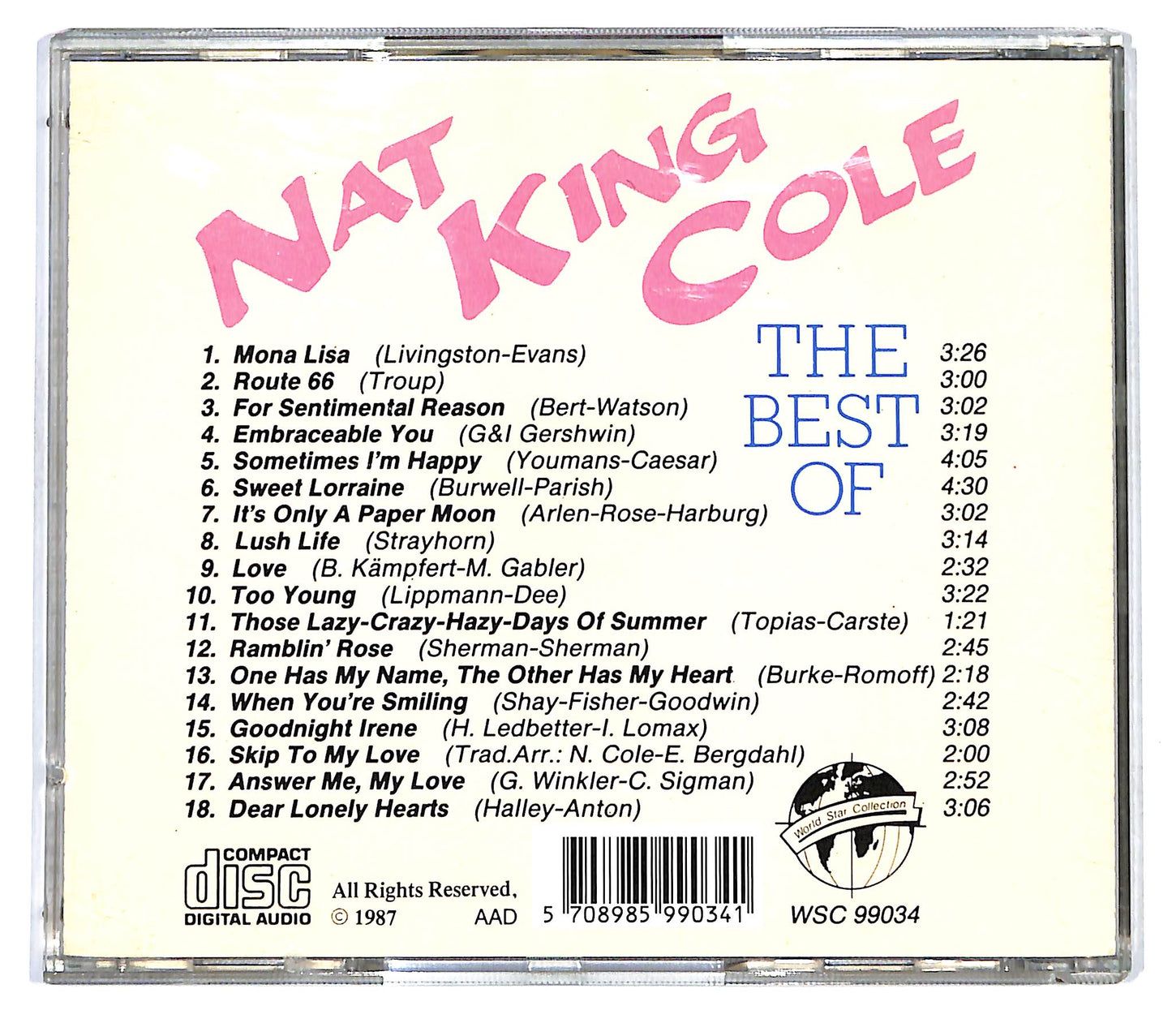 EBOND Nat King Cole - The Best Of Nat King Cole CD CD122242