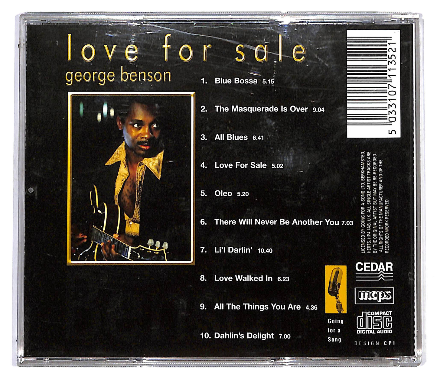 EBOND George Benson - Love For Sale CD CD122245
