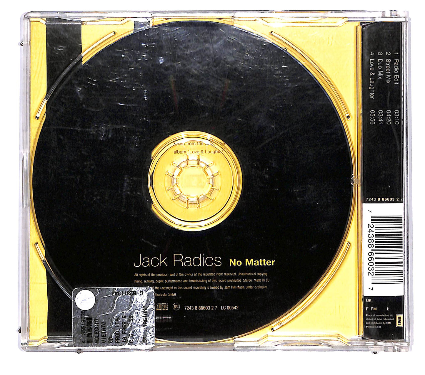 EBOND Jack Radics - No Matter Slimcase CD CD122345
