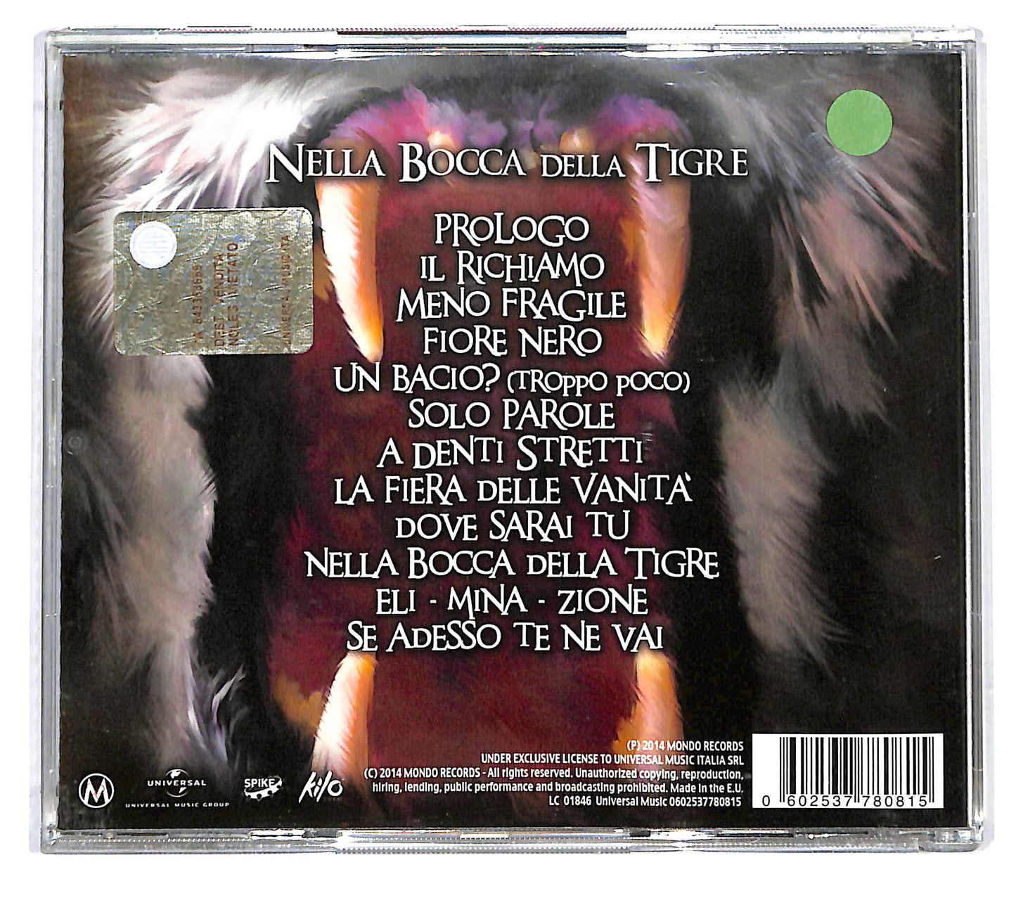 EBOND Mondo Marcio - Nella Bocca Della Tigre CD CD122401