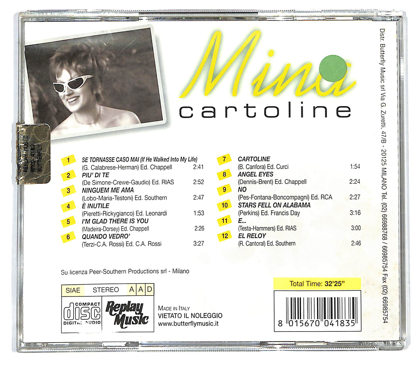 EBOND Mina - Cartoline CD CD122405