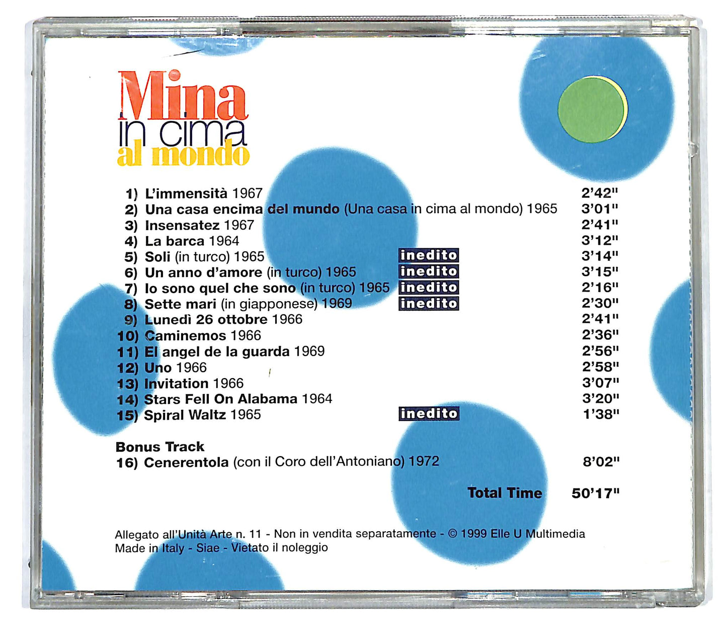EBOND Mina - Mina In Cima Al Mondo CD CD122409