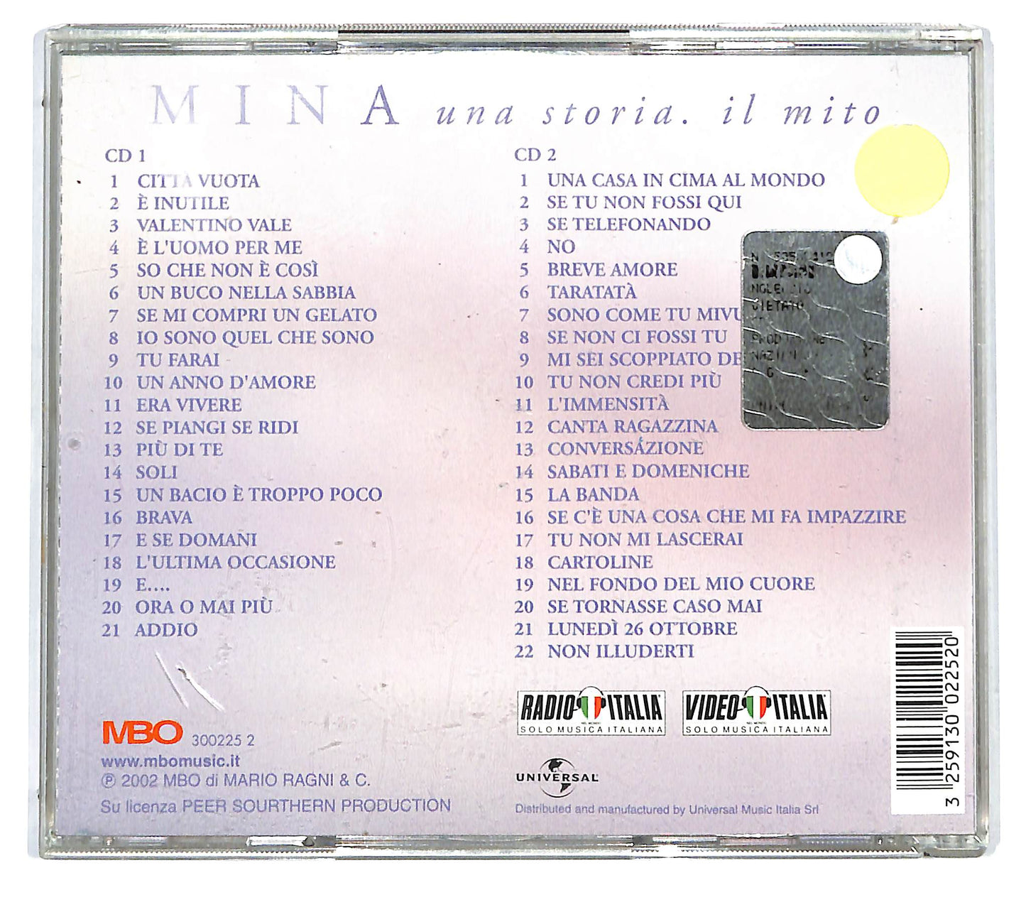EBOND Mina - Una Storia. Il Mito CD CD122410