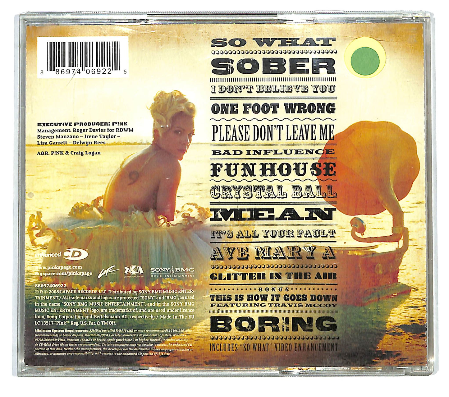 EBOND P!NK - Funhouse CD CD122416