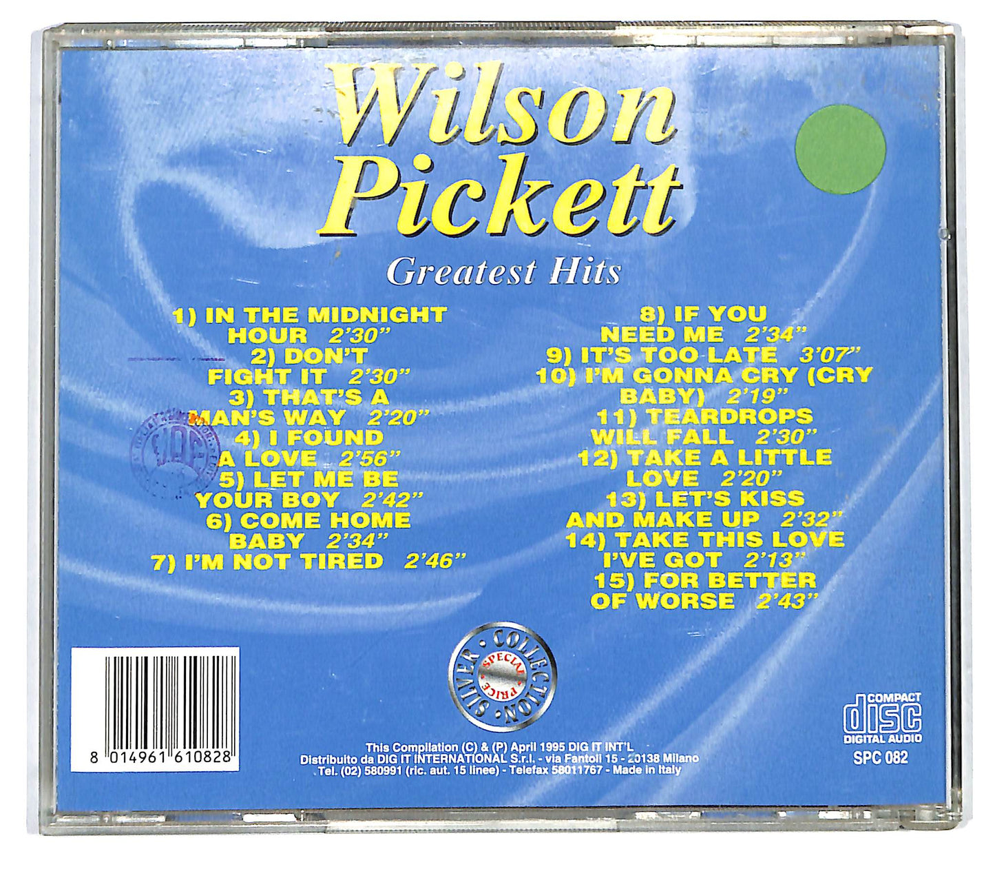 EBOND Wilson Pickett - Greatest Hits CD CD122418