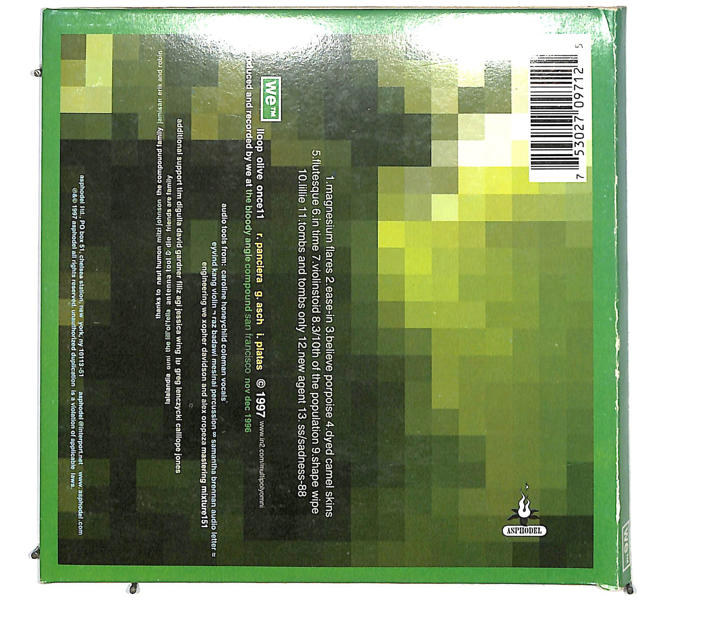 EBOND We™ - As Is. DIGIPACK CD CD122422