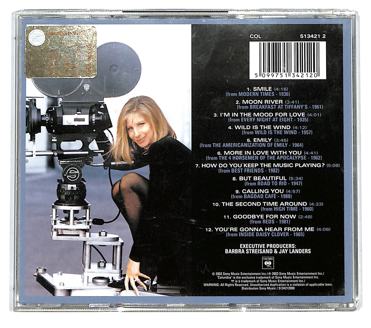 EBOND Barbra Streisand - The Movie Album CD CD122457
