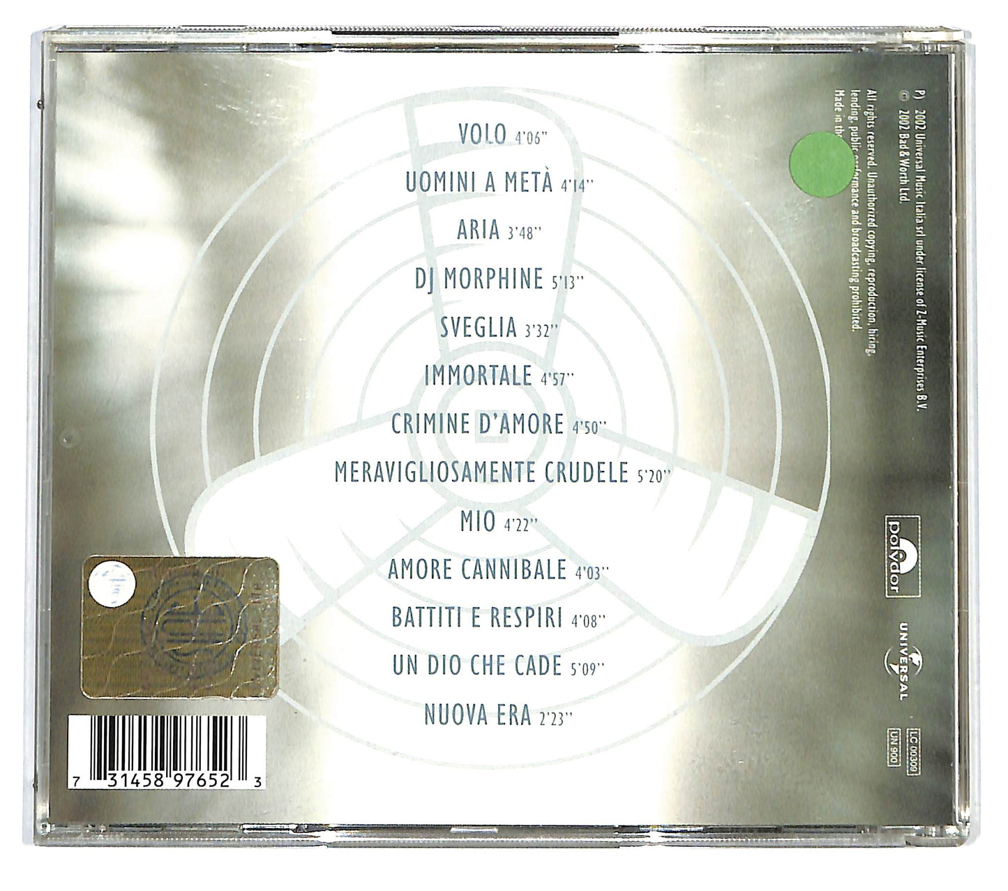 EBOND Gianna Nannini - Aria CD CD122467