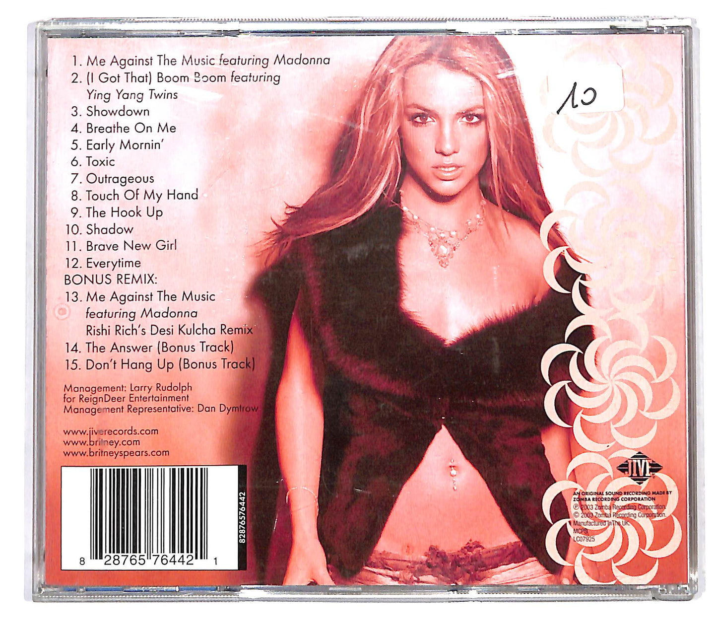 EBOND Britney Spears - In The Zone CD CD122505