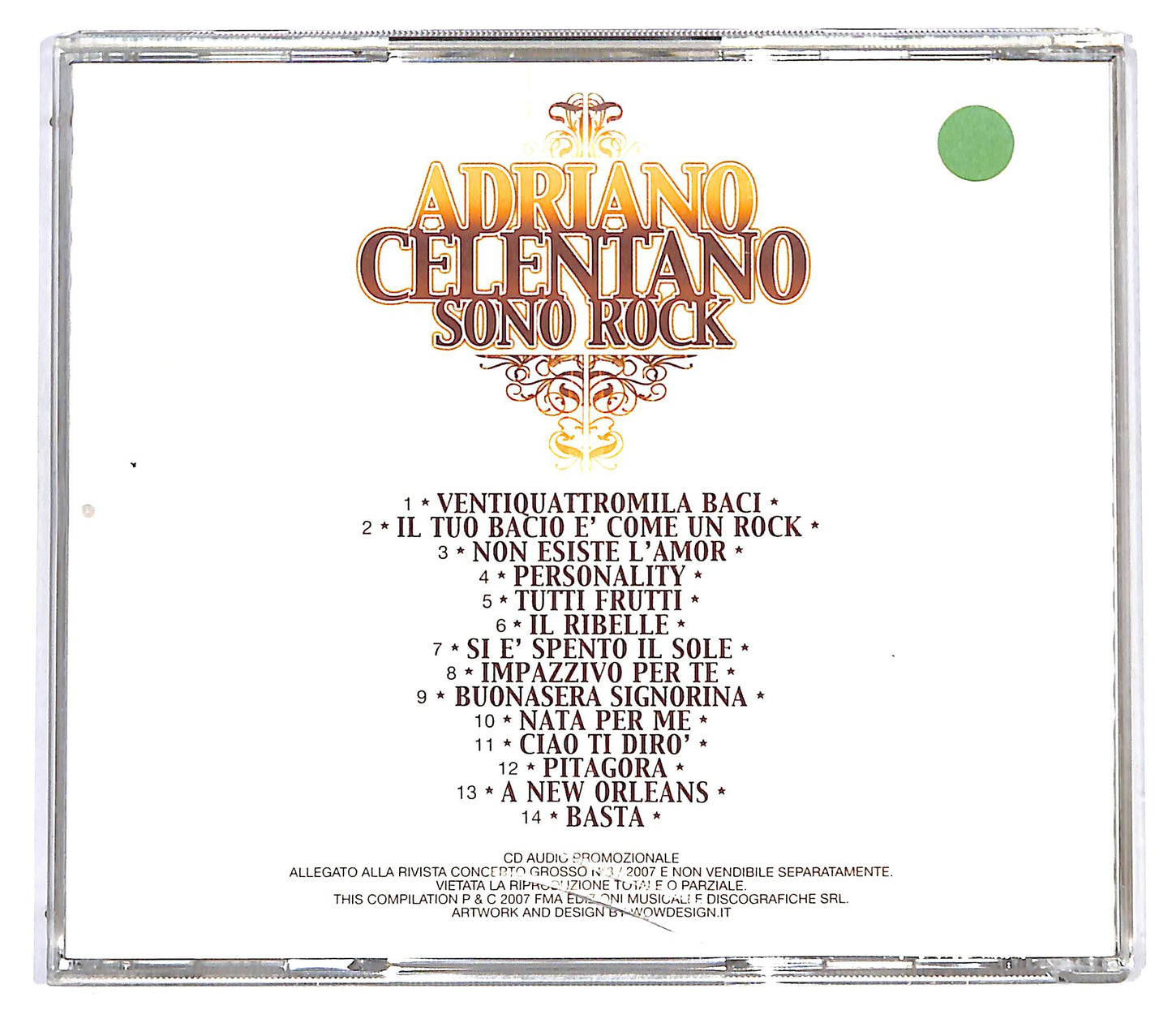 EBOND Adriano Celentano - Sono Rock CD CD122523
