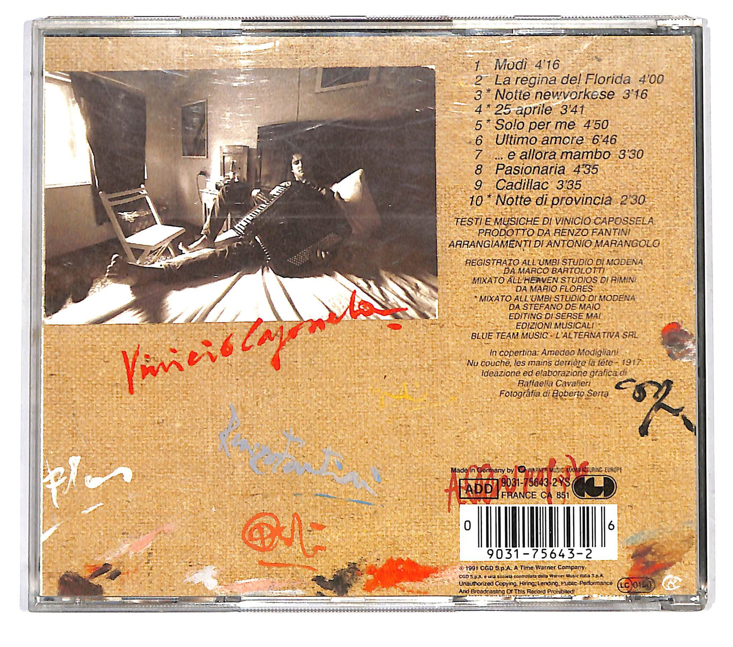 EBOND Vinicio Capossela - Modi CD CD122531