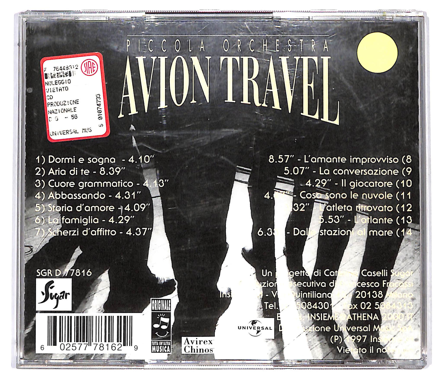 EBOND Piccola Orchestra Avion Travel - Vivo Di Canzoni CD CD122553