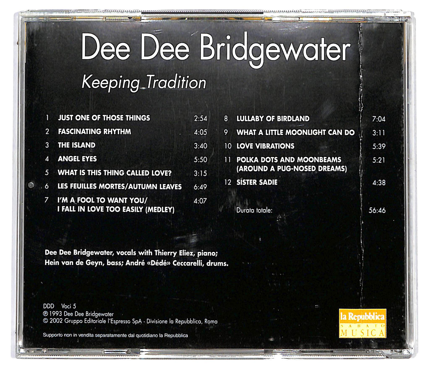 EBOND Dee Dee Bridgewater - Keeping Tradition EDITORIALE CD CD122619